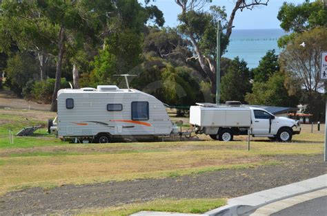 Camping Bridport Caravan Park Granite Rock North East Tasmania Fishing