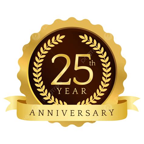 25th Anniversary Logo Png