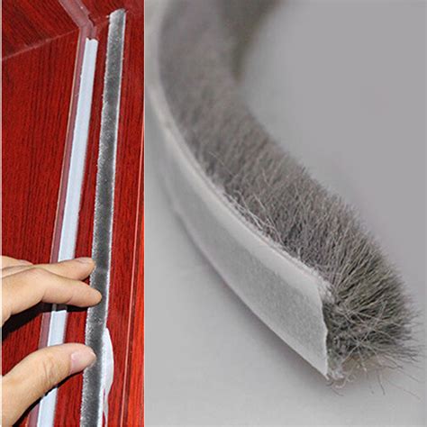 10M 4 Sizes Sliding Door Window Draught Excluder Brush Pile Seal Weather Strip | eBay