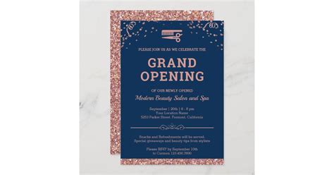 Beauty Salon Grand Opening Invitation | Zazzle