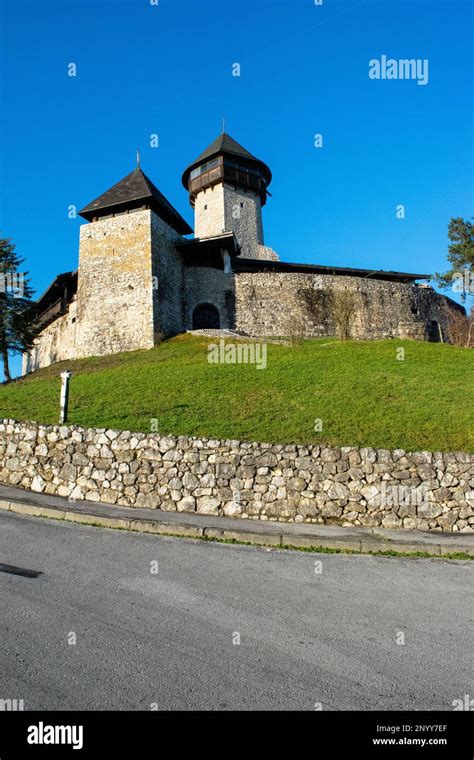 Old, romantic but forgotten castle of city of Velika Kladusa Stock Photo - Alamy