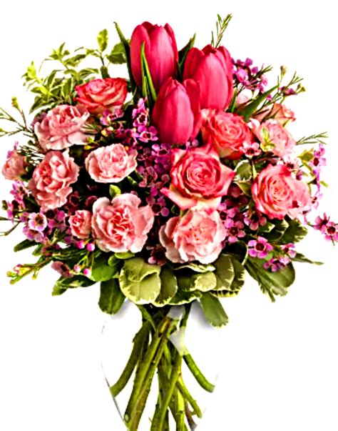 Tulips Roses Carnations Flowers Arrangement | Sunlight Flower Shop