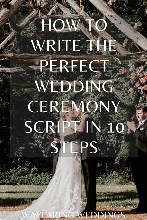 How to Write the Perfect Wedding Ceremony Script in 10 Steps | Wedding ...