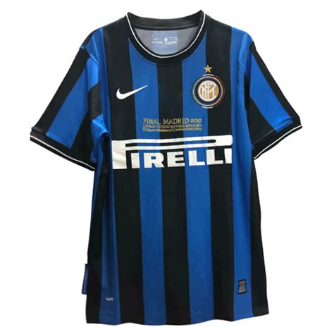 Retro 2009-2010 Inter Milan UCL Final Match Jersey - Team Soccer Jerseys