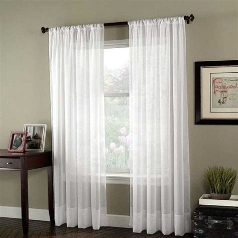 White Tulle Curtains for Bedroom - ShopHomy