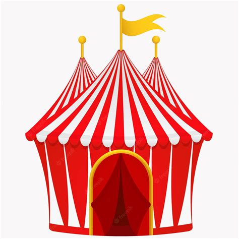 Premium Vector | Circus tent