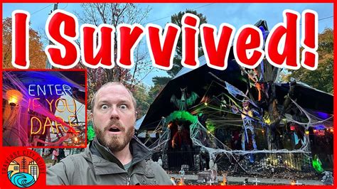 Downtown Traverse City Tour of an Epic Halloween Display | The Dead Ends Home Haunt 2023 - YouTube