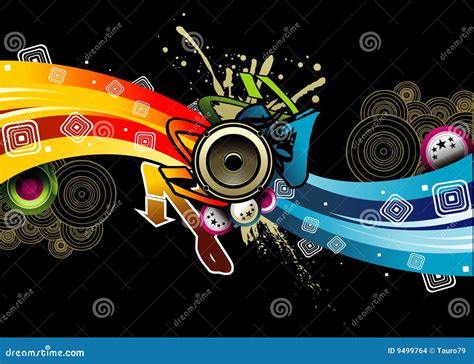 Vector Music Illustration Stock Images - Image: 9499764