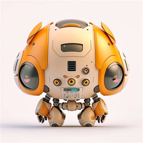 Cute Robot Png without Background, Generative AI Stock Illustration - Illustration of future ...