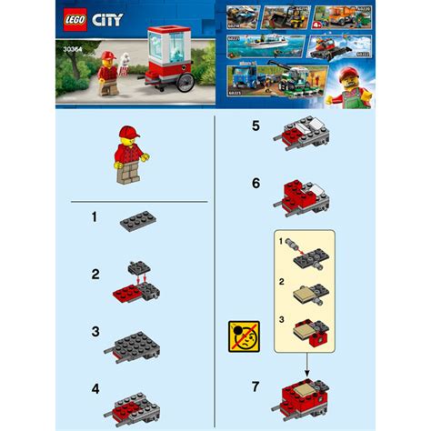 LEGO Popcorn Cart Set 30364 Instructions | Brick Owl - LEGO Marketplace