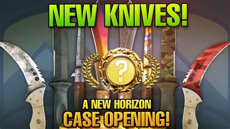 CS:GO A NEW HORIZON - CASE OPENING! 4 new Knives! Update und mehr ...