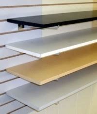 MELAMINE MDF SHELVES - BLACK