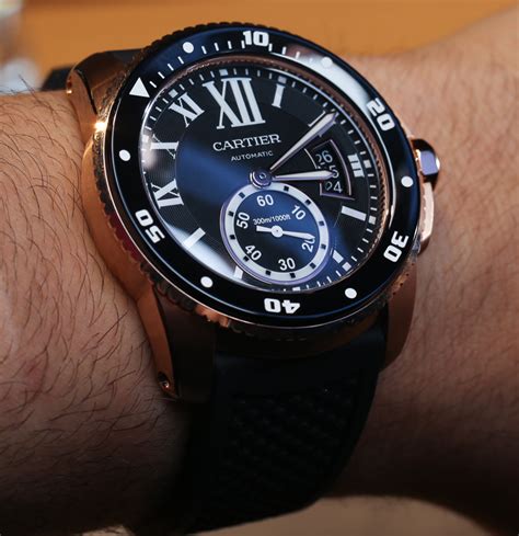 Cartier Calibre Diver Watch Hands-On | aBlogtoWatch