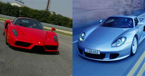 Supercar Icons: Ferrari Enzo Vs Porsche Carrera GT