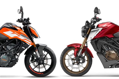 2021 Honda CB125R vs KTM 125 Duke: Image Comparison | BikeDekho