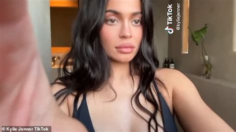 Kylie Jenner shows off her 'honey eyes' as she smolders for the camera in new TikTok video ...