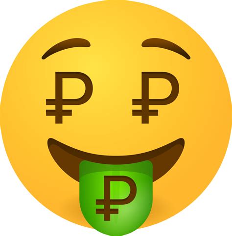 "Money mouth face ₽ emoji" Emoji - Download for free – Iconduck