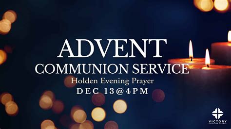 Advent Communion Service | Victory Lutheran Church