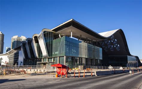 An exterior view of the Las Vegas Convention Center expansion in Las ...