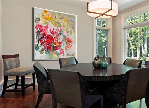 Abstract Painting, Colorful Painting, Modern Dining Room Painting ...