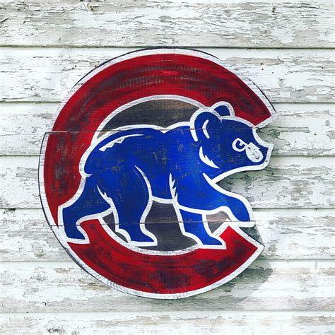 Chicago Cubs Sign, Vintage Cubs - Etsy