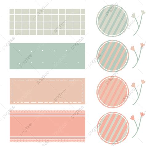 Pastel Sticker PNG Transparent, Pastel Sticker Set, Sticky Note, Sticker, Pastel PNG Image For ...