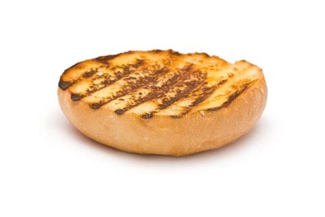 Grilled Hamburger Bun Bottom Stock Image - Image of roll, hamburger: 37758227