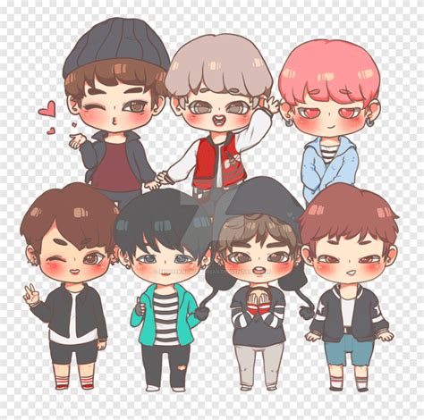 Chibi bts alas dibujo, bts chibi, niño, amistad png | PNGEgg