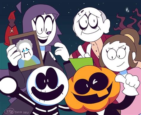 MoonlightWinterDXXIX on Instagram: “💀Spooky Family Photo!🎃 #spookymonth #spookymonthfanart # ...