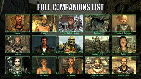 Fallout 3 Companions: Guide and Full List - Best Tips | GamesCrack.org