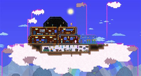 Floating Island Sky House | Terraria Community Forums