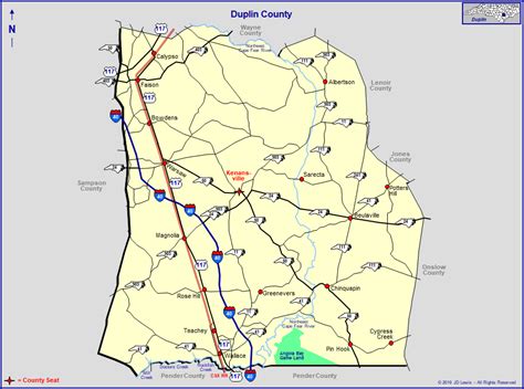 Duplin County Nc Map: Your Ultimate Guide To Exploring This Beautiful Place - Neebish Island ...
