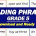 READING PHRASES for GRADE 5 (Free Download) - DepEd Click