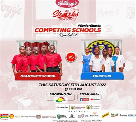 Sharks 5 -Mfantsipim vrs KNUST SHS - The Sharks - News & Blog