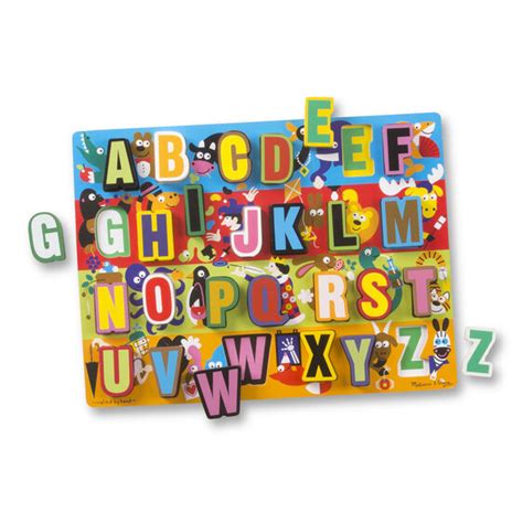 Melissa & Doug Chunky Puzzle Jumbo ABC | Perth | Babyroad