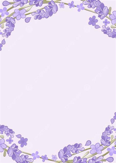 Purple Beautiful Lavender Border Background Wallpaper Image For Free ...