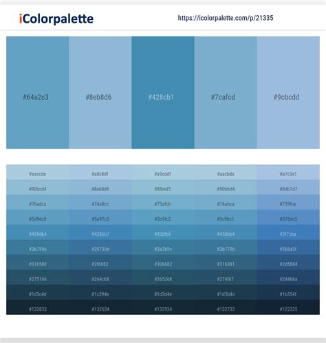 2 Latest Color Schemes with Fountain Blue And Regent St Blue Color tone ...