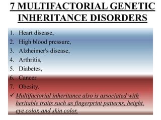 GENETIC DISORDERS | PPT | Free Download