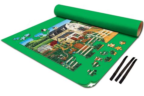 MasterPieces Accessories - Jumbo Jigsaw Puzzle Roll-Up Mat & Box 48"x36 ...