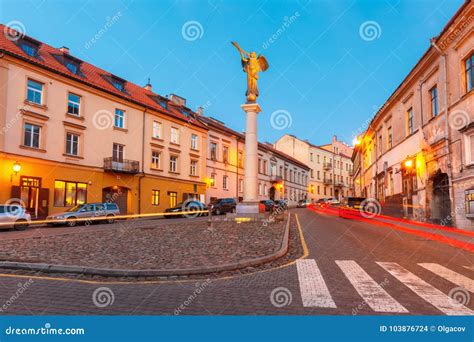 Independent Republic Uzupis in Vilnius, Lithuania. Stock Photo - Image of center, building ...