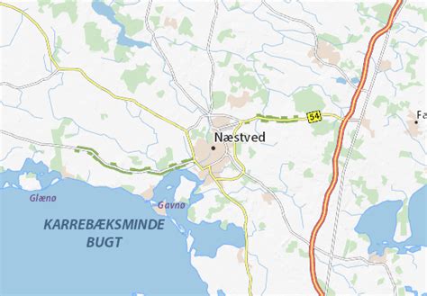 Map of Næstved - Michelin Næstved map - ViaMichelin