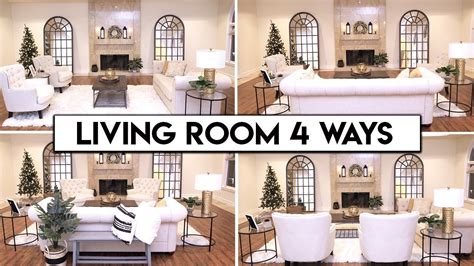 4 LIVING ROOM LAYOUT IDEAS | Easy Transformation - Home Decor Academy