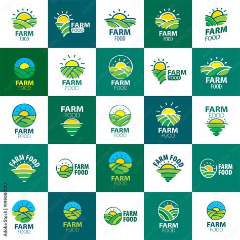 logo farm food Stock Vector | Adobe Stock