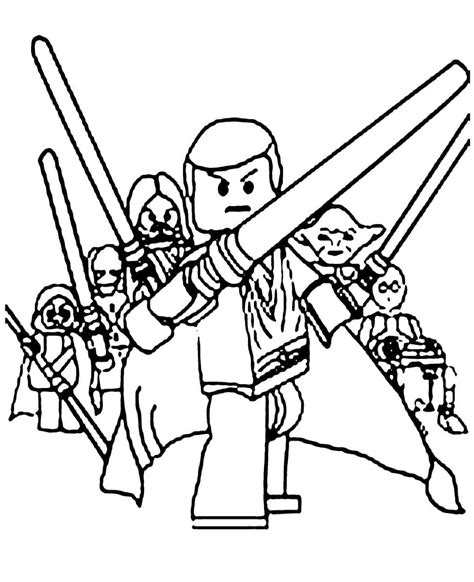 Drawing of Lego Star Wars coloring page - Download, Print or Color Online for Free