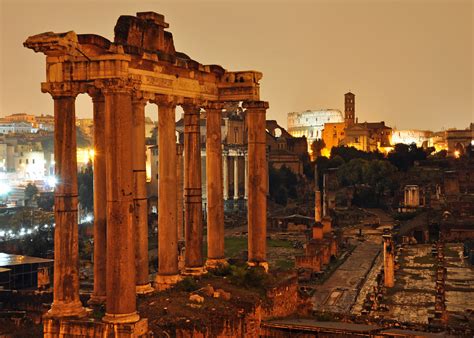 On Black: The Roman Forum at Night by starbuck77 [Large]