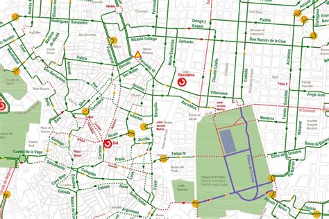 Muévete en bici por Madrid: Plano de calles tranquilas en Madrid