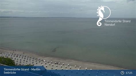 Webcam Timmendorfer Strand MARITIM Seebrücke • Ostsee und Holsteinische Schweiz • Panorama