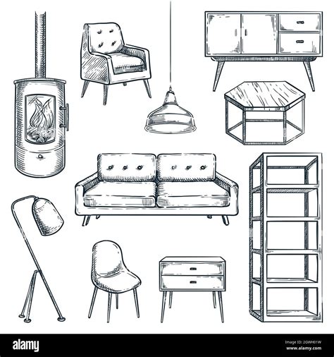 Share 86+ modern furniture sketches super hot - in.eteachers