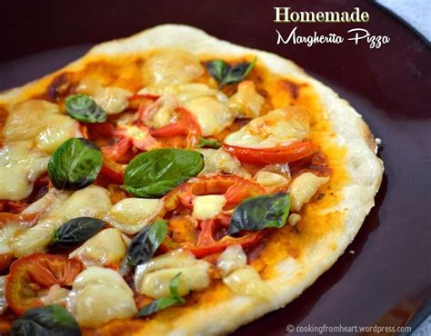 Homemade Margherita Pizza | Thin Crust Pizza | Cooking From Heart