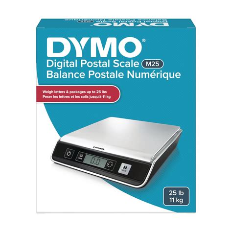 DYMO M25 USB 25 Lb. Digital Postal Scale, Silver/Black | Grand & Toy